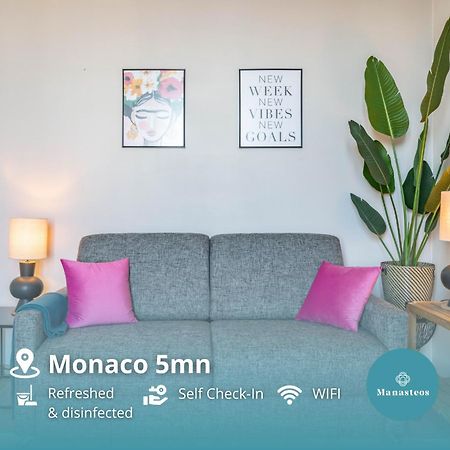 Frontiere De Monaco - Balconnet Vue Mer - Ba Apartment Beausoleil Exterior photo